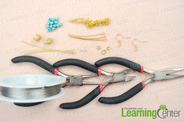 Materials on making chain and bead jewelry