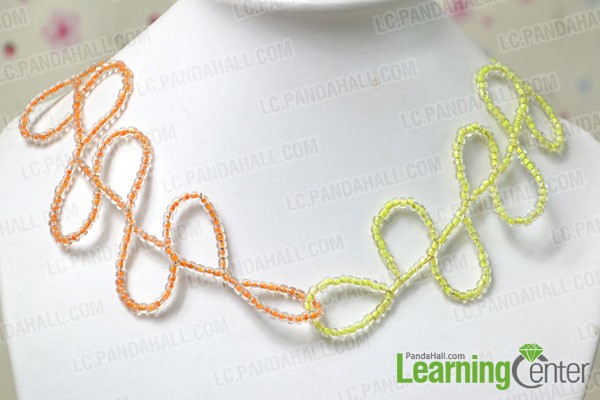 the well done seed bead necklace