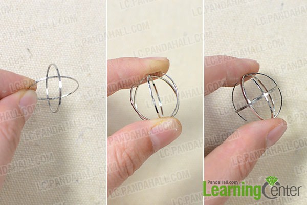 make the main part for the small silver ball dangle earrings