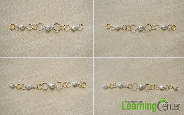 How to Make Fashion Jump Ring Jewelry Set with Pearl Beads 3