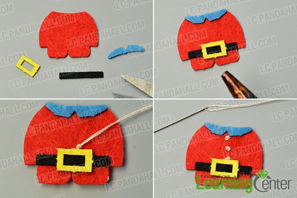 make the second part of the easy felt photo frame
