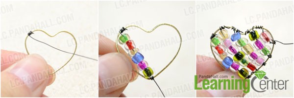 wrap the seed beads
