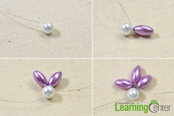 make an orchid pearl flower
