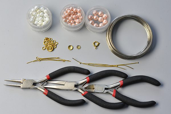 Supplies you’ll need in making pearl bracelets
