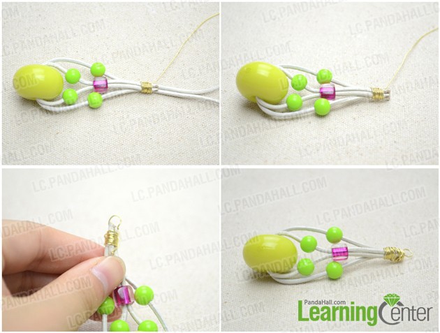 make a wire wrapped cord end