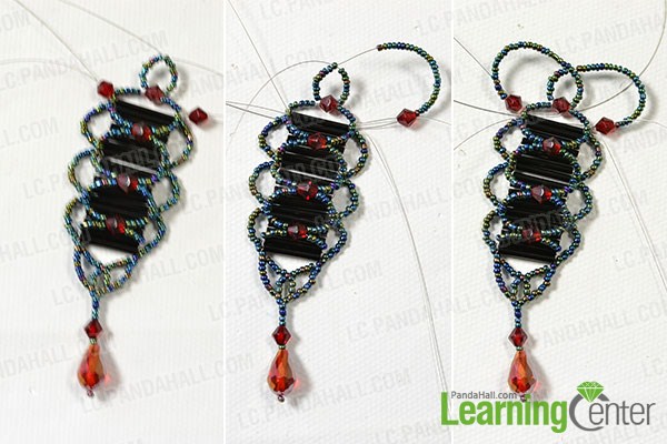 make the rest part of the vintage seed bead necklace2