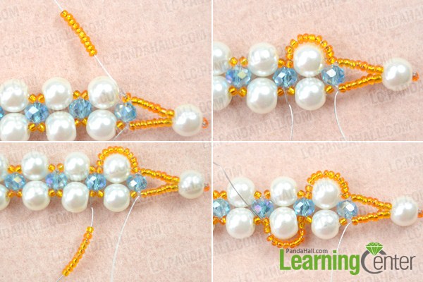 Finish making double strand pearl bracelet