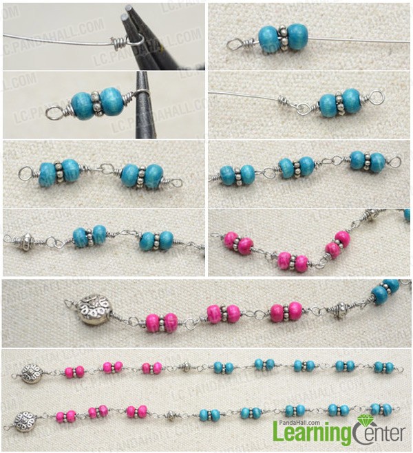 Step 3: Make bead link chain