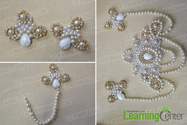 add two cross-shaped bead patterns2