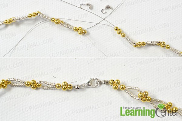 Make beaded necklace chain