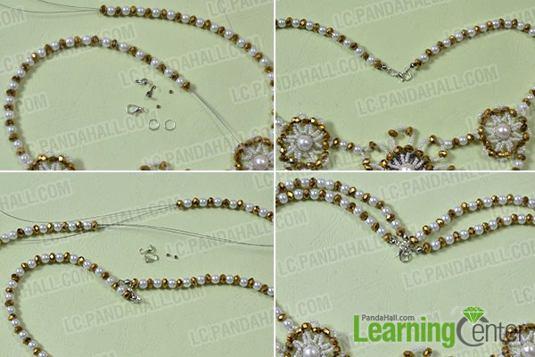 make two-strand bead pattern