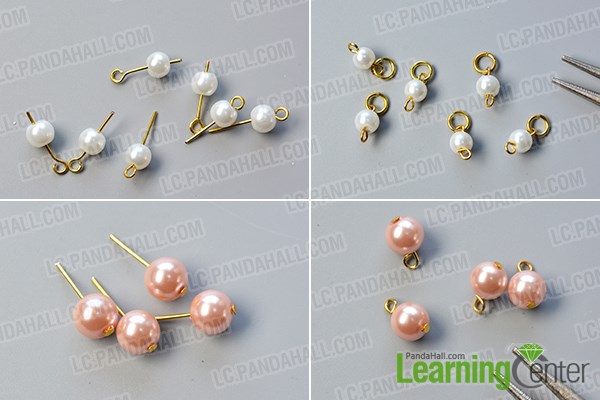 Make several pearl beads patterns
