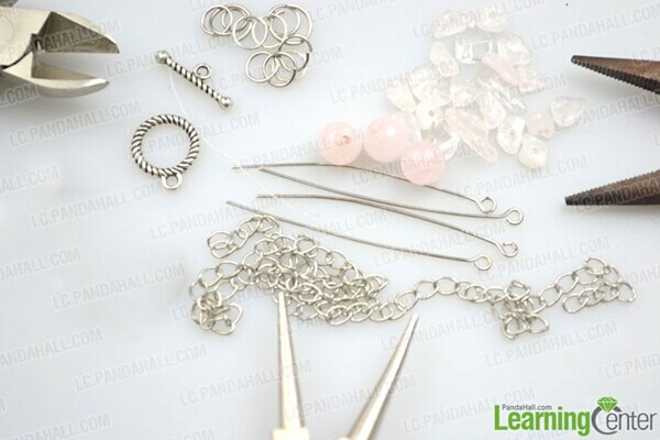 Rose Quartz Bead Bracelet DIY - How to Make Quartz Jewelry