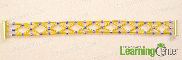 bugle bead  bracelet 