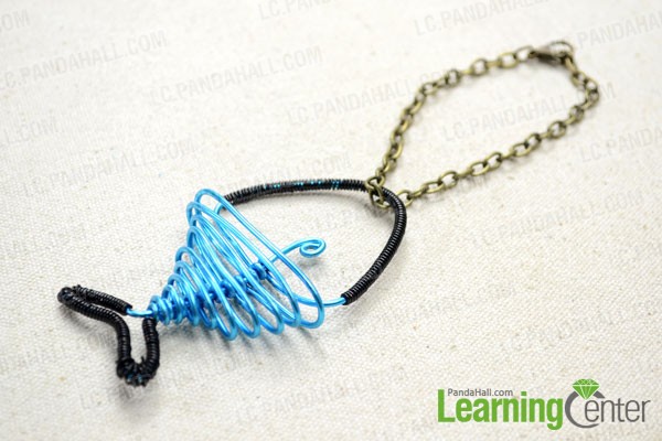 Pictured Tutorial on DIY Beads Cluster Cell Phone Charm with 3 Steps-  Pandahall.com
