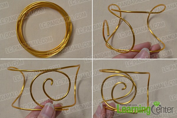  Make the main part of the cuff bracelet