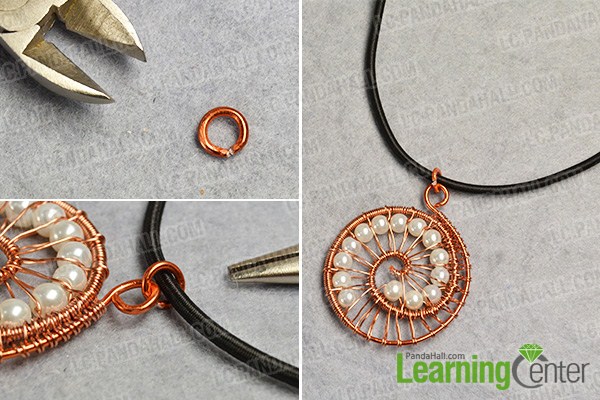 make the rest part of the wire wrapped pendant necklace