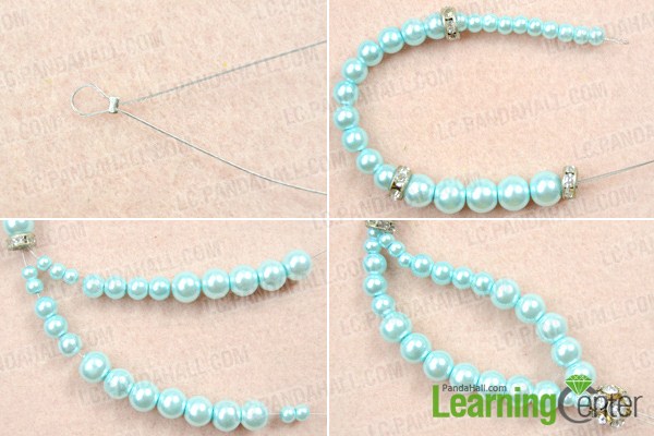 Tutorial on making your own pearl necklace