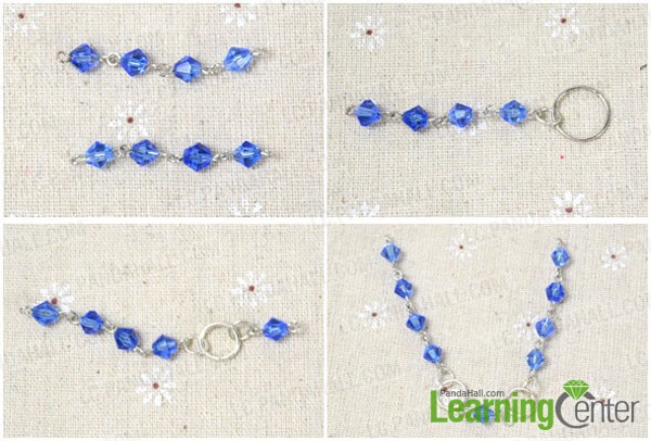 make the second strand beads of necklace