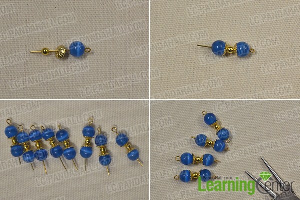New Idea for Jewelry Making- How to Make a Beaded Flower Link Chain Necklace  