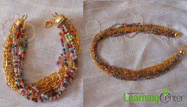 beaded chain jewelry 