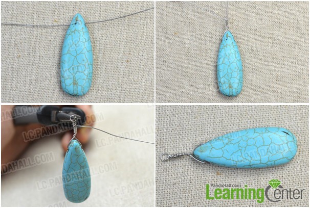 make the turquoise pendant