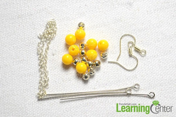 materials in long dangle earrings