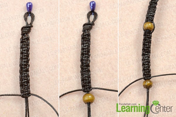 make basic leather and bead necklace