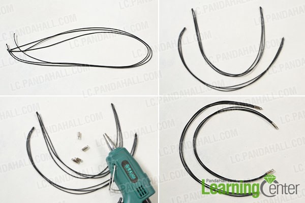 Making the necklace cord