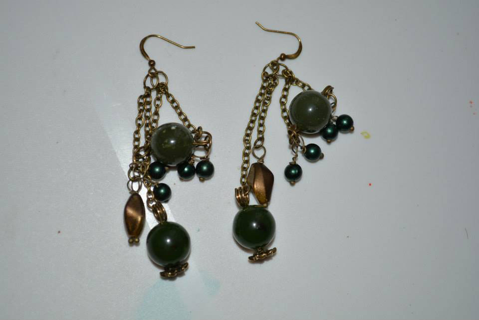  chain dangle earrings