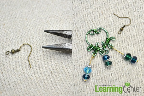 attaches earring hooks to the earrings body
