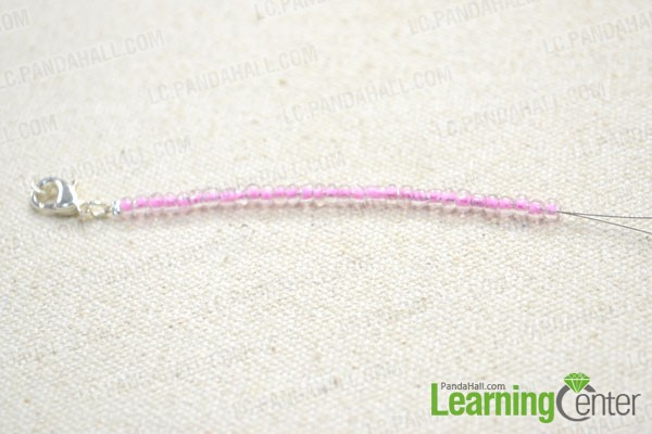String 25~35 3mm seed beads