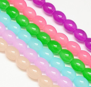 Jade Glass Beads
