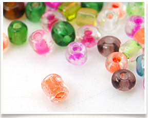Glass Seed Beads, Inside Colours, Mixed Color, about 4mm in diameter, hole: 1mm, about 4500pcs/pound