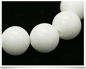 Natural Mashan Jade Round Beads Strands, Dyed, White, 6mm, Hole: 1mm; about 69pcs/strand, 15.7