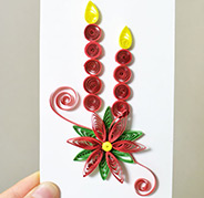 How to Make New Year Paper Quilling Greeting Cards