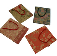 Kraft Paper Carrier/Gift Bags, Mix, Assorted Colors, about 15cm wide, 19cm long 