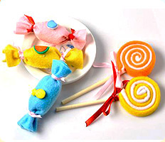 How to Make Colorful Felt Candy for Kids