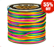 Nylon Thread, Colorful, 1mm, 80yards/roll 