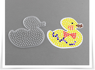 Duck DIY Melty Beads Fuse Beads Tool Sets: ABC Pegboards and Cardboard Templates, Colorful, 96x105mm