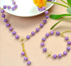 How to Make Chic Handmade Jewelry Sets with Purple Jade Beads