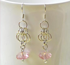 Jump Ring Earring Patterns- How to Make Butterfly Wing Earrings with Beads