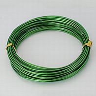 Aluminum Wire, Green, about 1.5mm thick, 6m/roll 