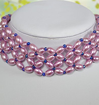 How to Make Your Own Large Pearl Choker Necklace with Seed Beads