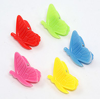 Mixed Color Acrylic Butterfly Claw Hair Clips, 17x24mm 
