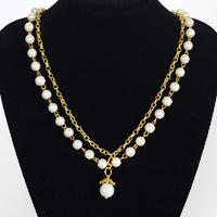 Latest Pearl Necklace Design - How to Make Long Layered Bead Necklace ...