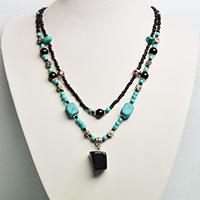 Instructions on How to Make a Beaded Gemstone Pendant Necklace ...