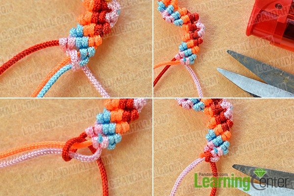 How to Make Colorful Butterfly Friendship Bracelet with Acrylic Beads ...