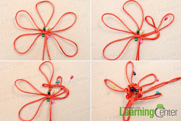 Chinese Knot Tying Tutorial Make Red
