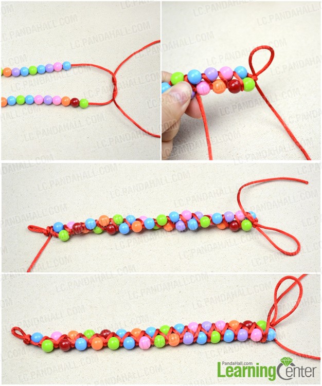 Wrap Bracelet Tutorial – How to Make Bracelets Out of String and Beads ...